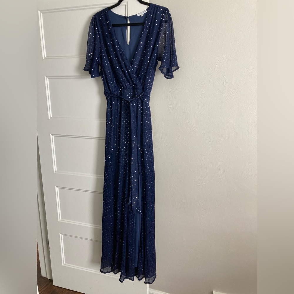 Baltic Born - Grace Sparkle Gown - Navy L